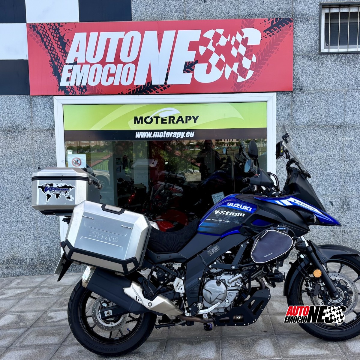 SUZUKI, V-STROM 650 TRAVEL BLUE
